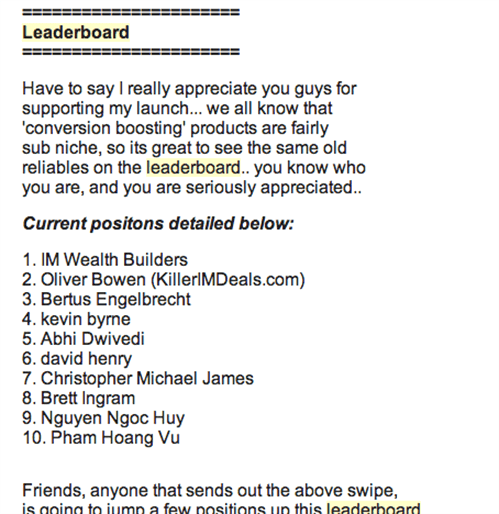 Leaderboards